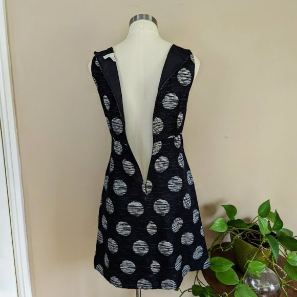 Banana Republic Polk Dot Cocktail Dress - Size 4P - Picture 5 of 10